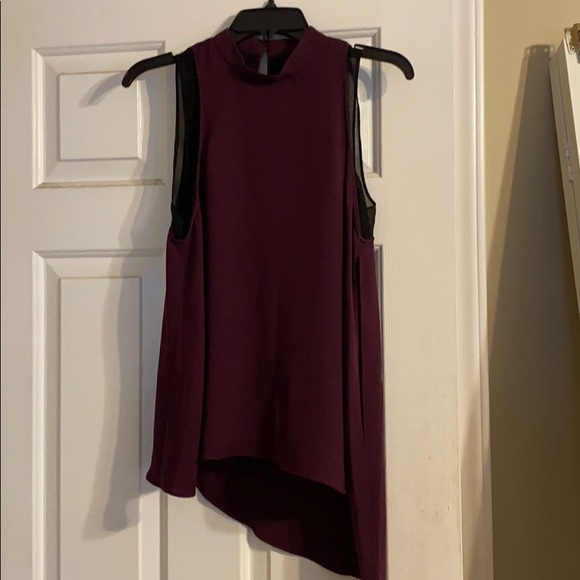 Layered purple and black tank top - Picture 1 of 4